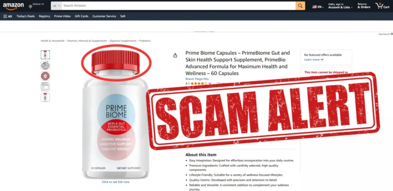 Beware of Fake PrimeBiome Offers Online